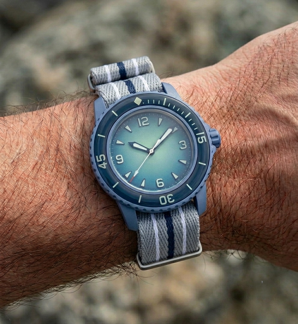 Bracelet NATO Nylon pour Swatch x Blancpain Scuba Fifty Fathoms 22mm – Résistant & Coloré | SwissTouch