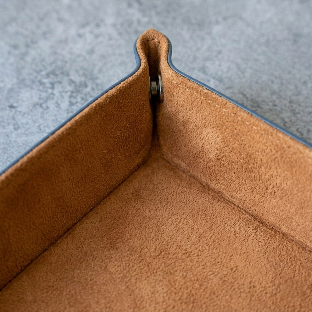 Valet Tray en Cuir | Pose-Montre & Essentiels de Nuit