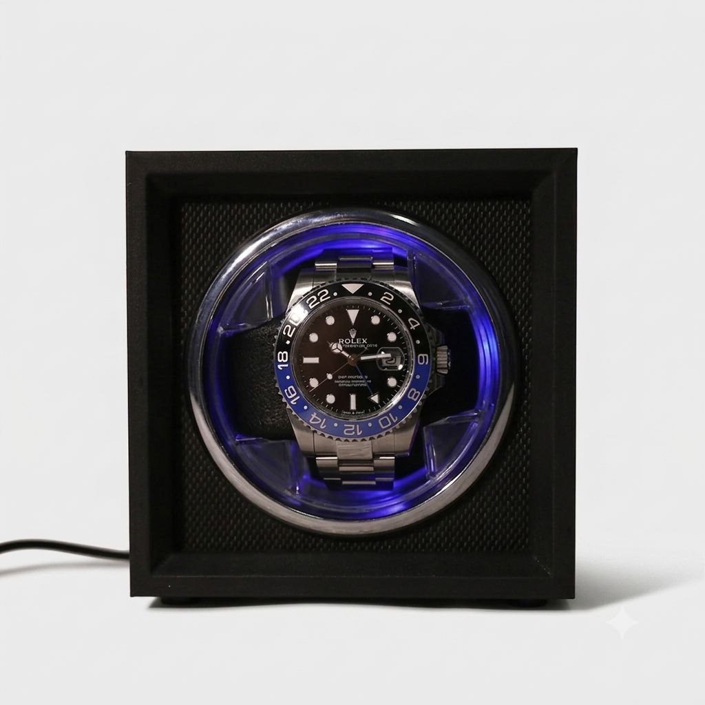 Remontoir automatique pour 1 montre écrin de protection silencieux - vue principale SwissTouch