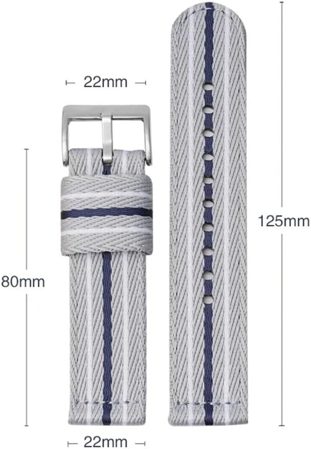 Bracelet NATO Nylon pour Swatch x Blancpain Scuba Fifty Fathoms 22mm – Résistant & Coloré | SwissTouch