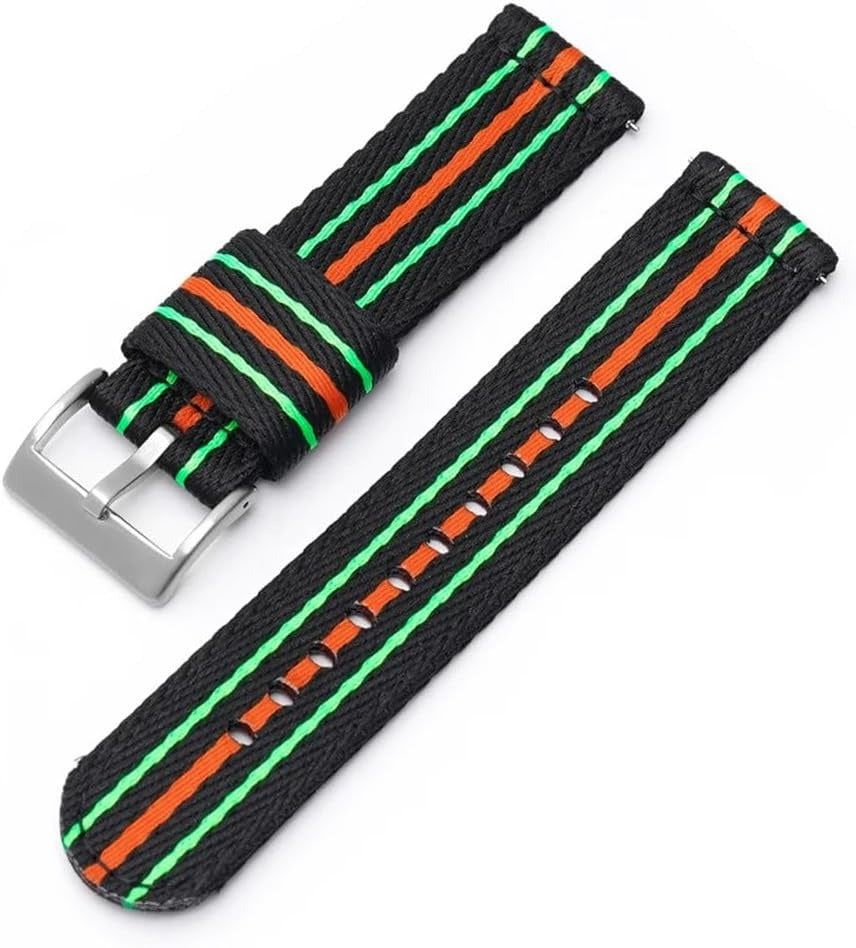 Bracelet NATO Nylon pour Swatch x Blancpain Scuba Fifty Fathoms 22mm – Résistant & Coloré | SwissTouch