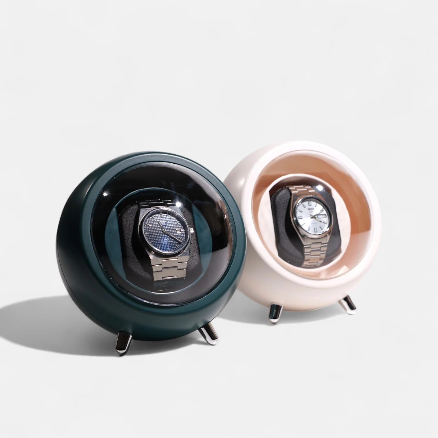Remontoir de Montre Automatique Sphérique – Design Rond Premium pour Montre Unique | SwissTouch