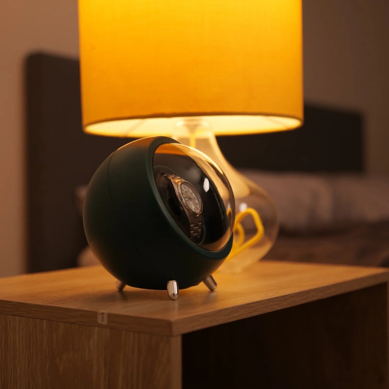 Remontoir de Montre Automatique Sphérique – Design Rond Premium pour Montre Unique | SwissTouch