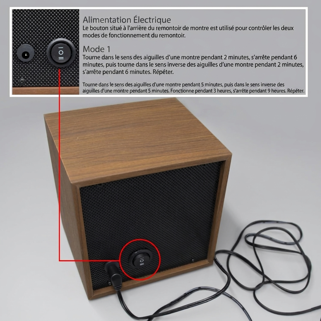 Remontoir pour 1 montre automatique