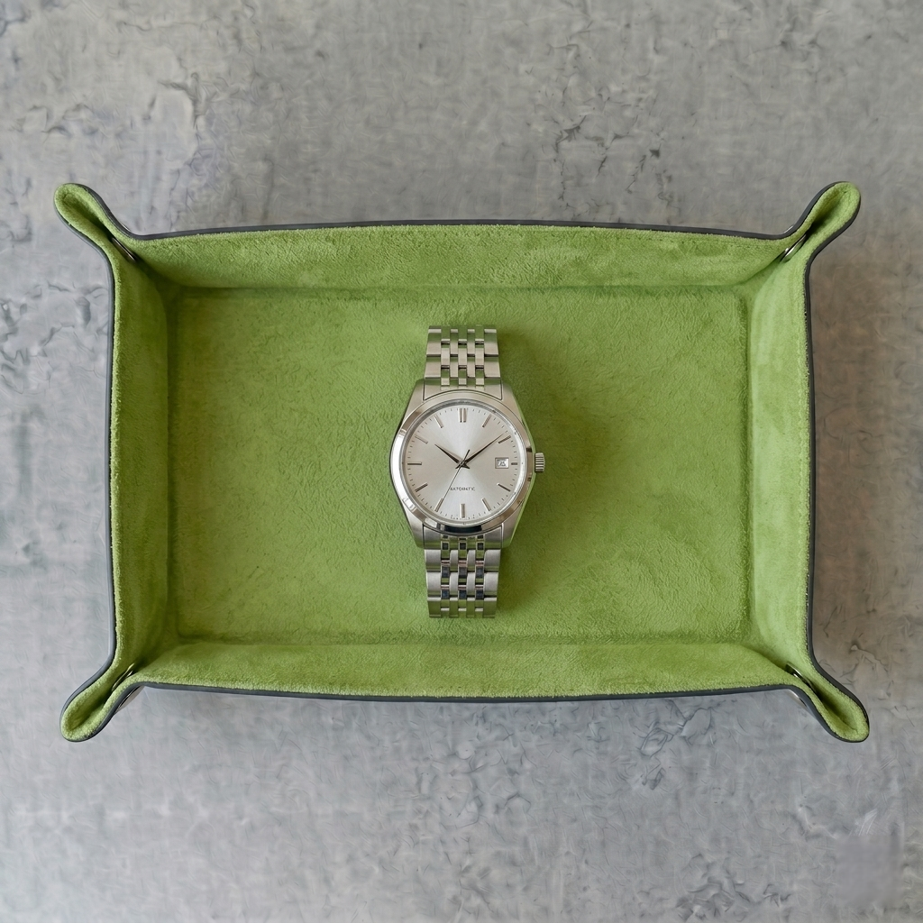 Valet Tray en Cuir | Pose-Montre & Essentiels de Nuit